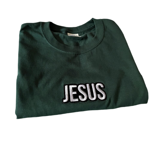 J07. Fans of Jesus Embroidered T-Shirt