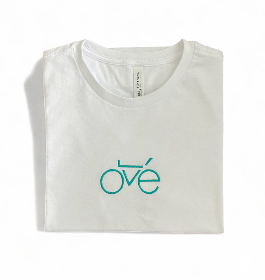 J05. Bicycle LOVE Embroidered T-Shirt (available in black and white)